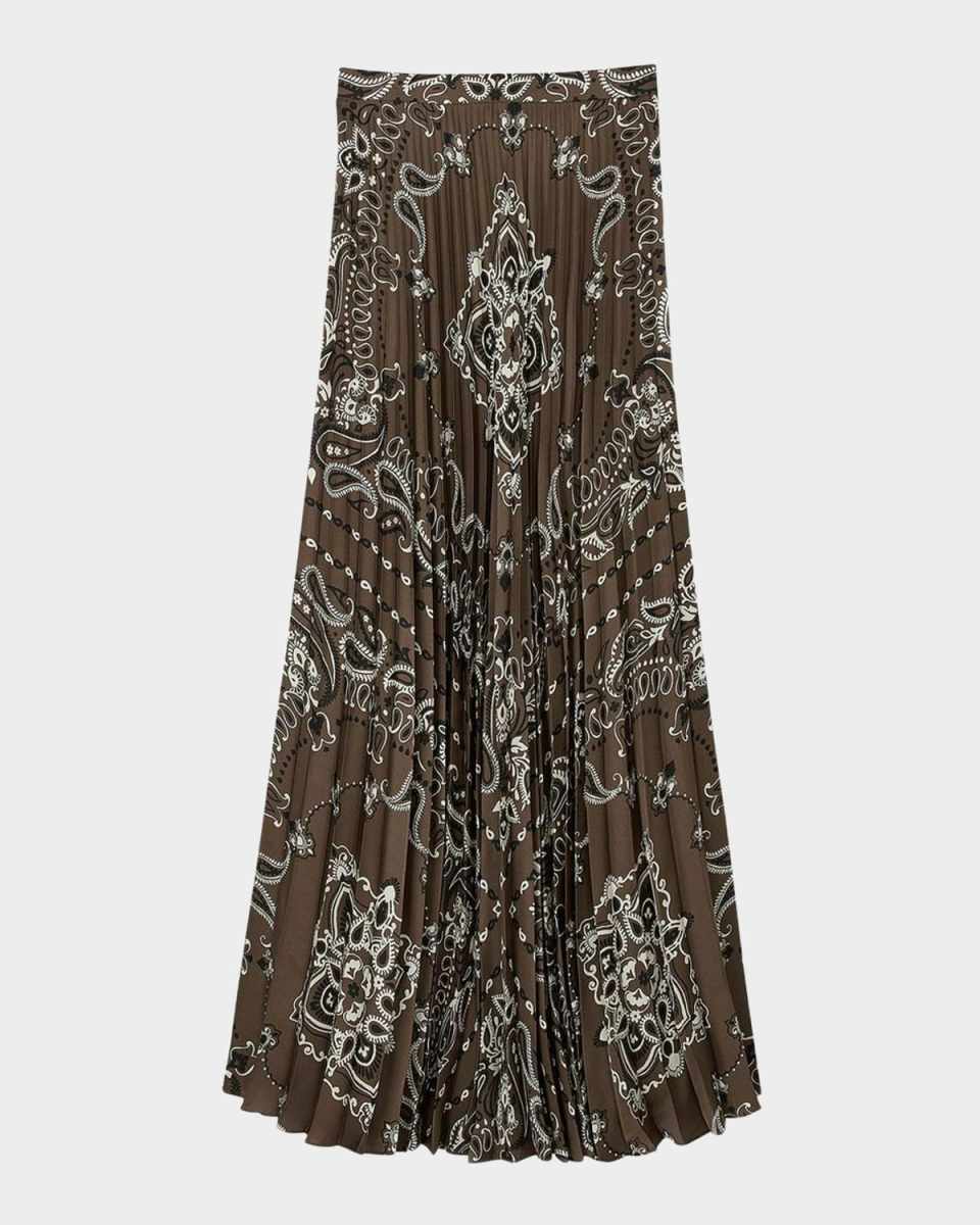 Bastia Pleated Midi Skirt